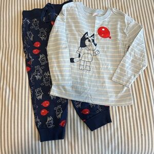 Hanna Andersson 4T Bluey Set